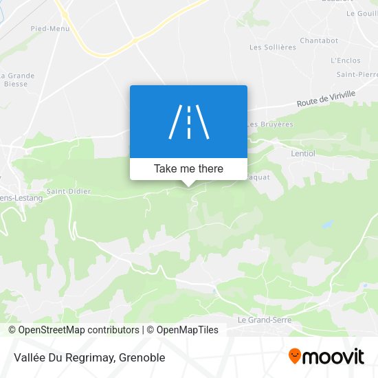 Vallée Du Regrimay map