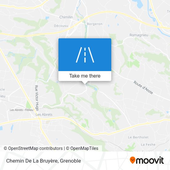 Chemin De La Bruyère map