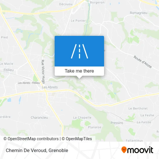 Chemin De Veroud map