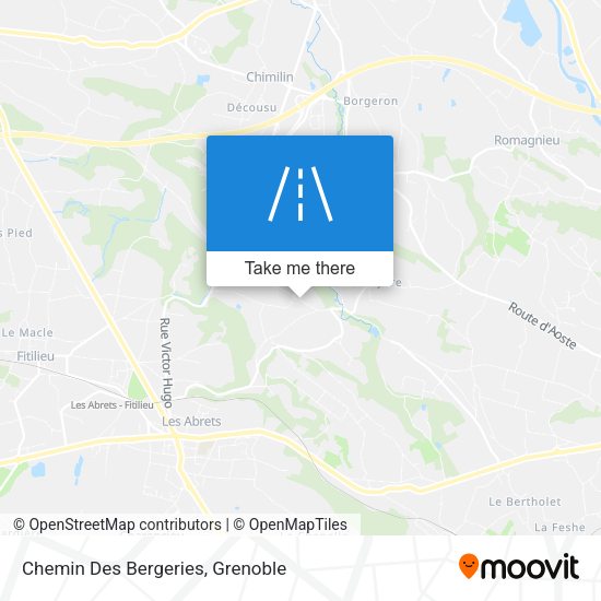 Chemin Des Bergeries map