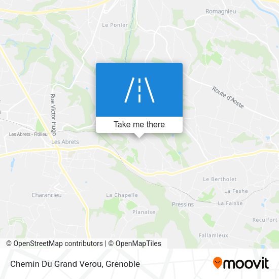 Chemin Du Grand Verou map