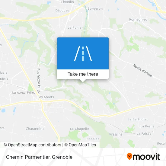 Chemin Parmentier map
