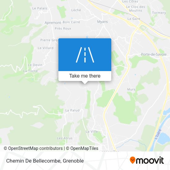 Chemin De Bellecombe map