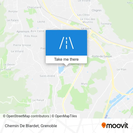 Chemin De Blardet map