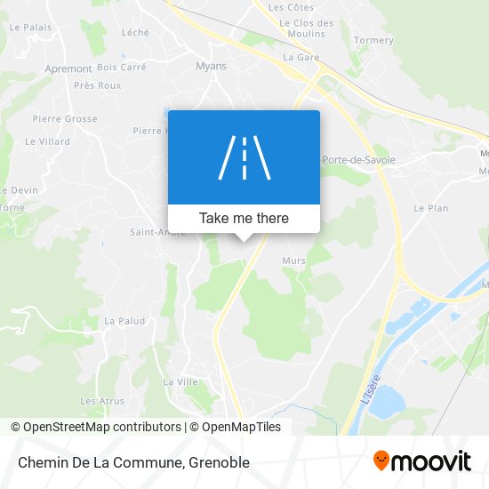 Chemin De La Commune map