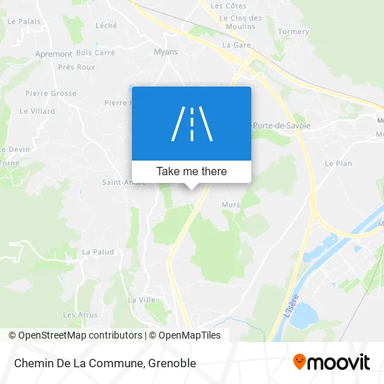 Chemin De La Commune map