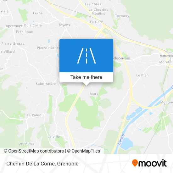 Chemin De La Corne map