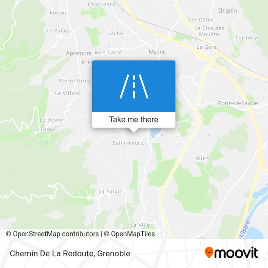Chemin De La Redoute map