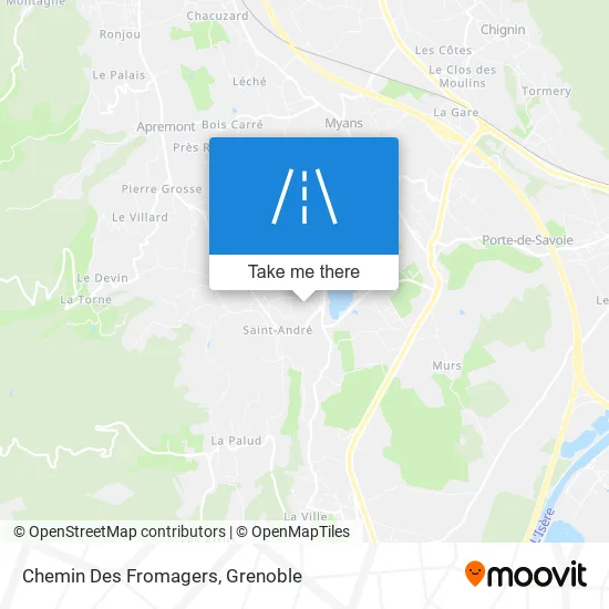 Chemin Des Fromagers map