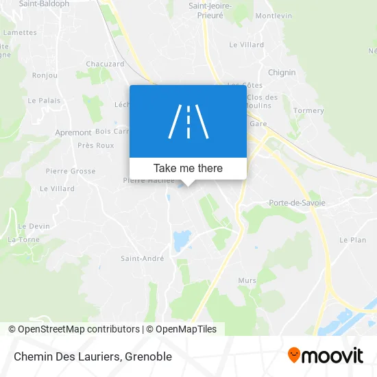 Chemin Des Lauriers map