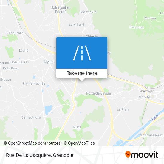 Rue De La Jacquère map