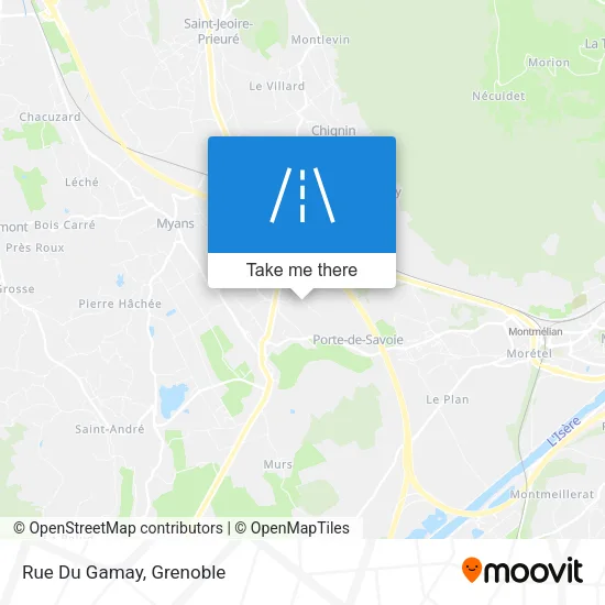 Rue Du Gamay map
