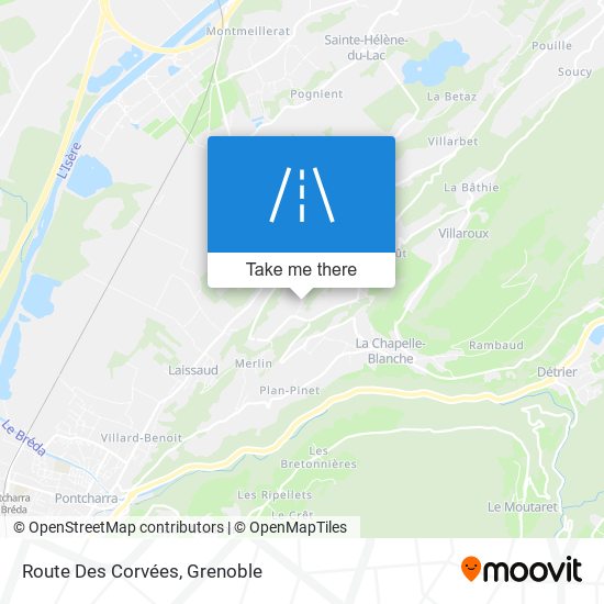 Route Des Corvées map