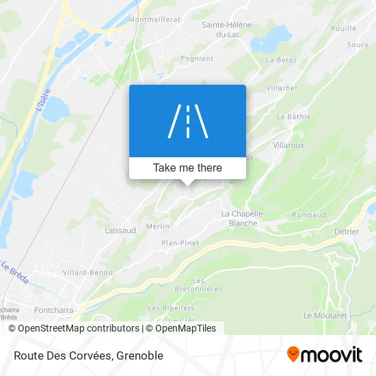 Route Des Corvées map