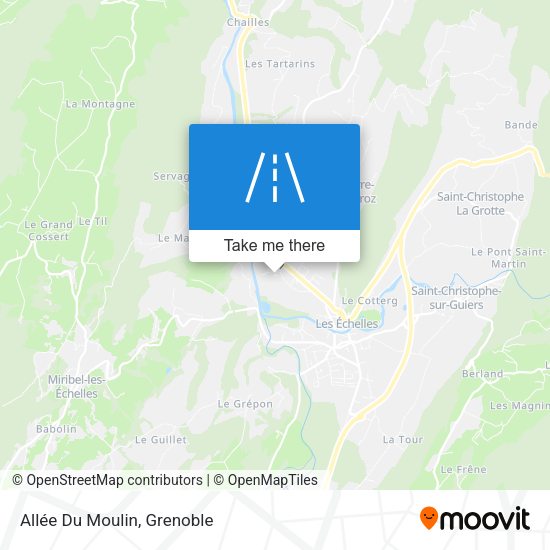 Allée Du Moulin map