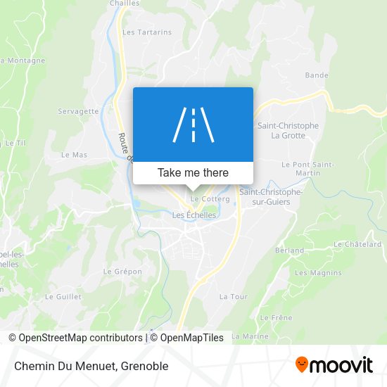 Chemin Du Menuet map