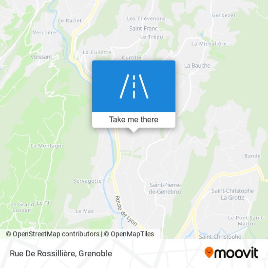 Rue De Rossillière map
