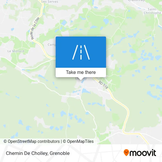 Chemin De Cholley map