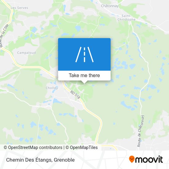 Chemin Des Étangs map