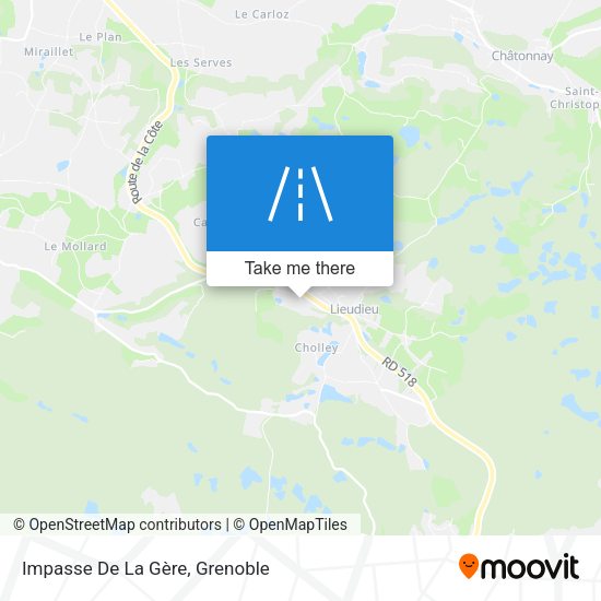Impasse De La Gère map