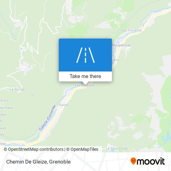 Chemin De Gleize map