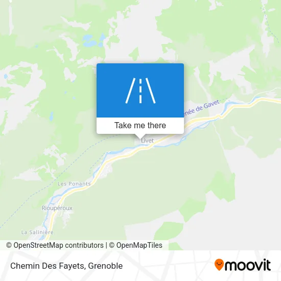 Chemin Des Fayets map