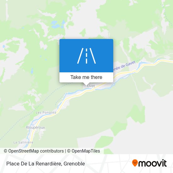Place De La Renardière map