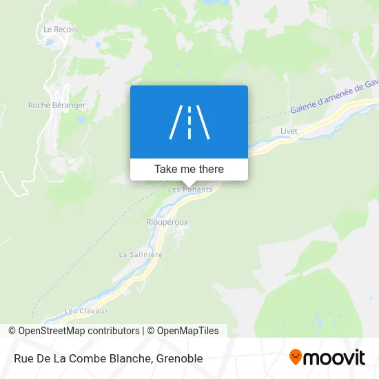 Rue De La Combe Blanche map