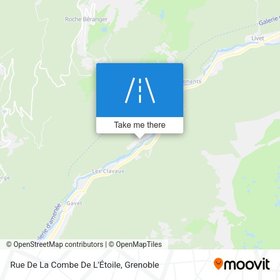 Rue De La Combe De L'Étoile map