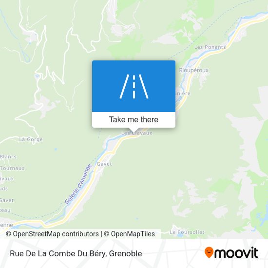 Rue De La Combe Du Béry map