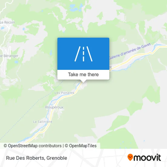 Rue Des Roberts map