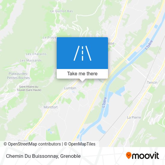 Chemin Du Buissonnay map