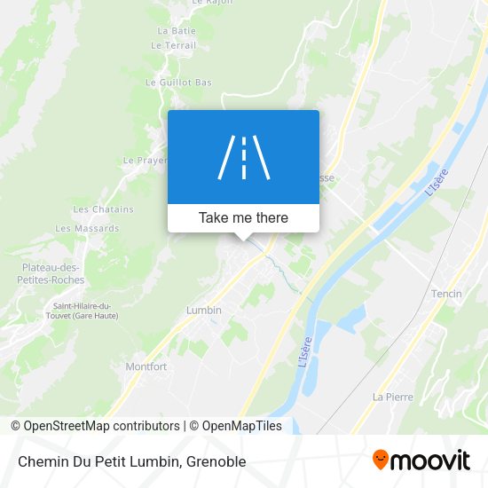Chemin Du Petit Lumbin map
