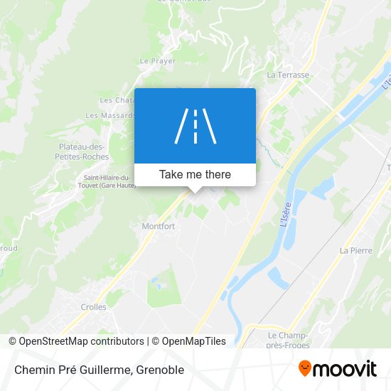 Chemin Pré Guillerme map
