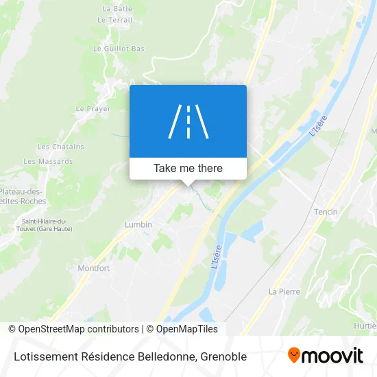 Lotissement Résidence Belledonne map