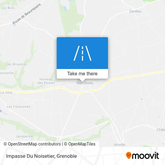 Impasse Du Noisetier map