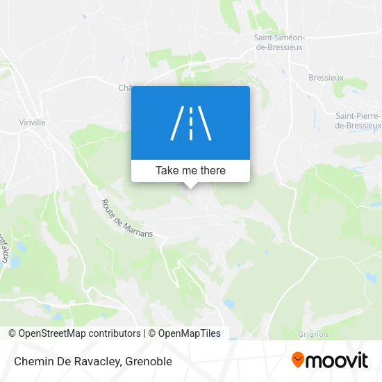Chemin De Ravacley map