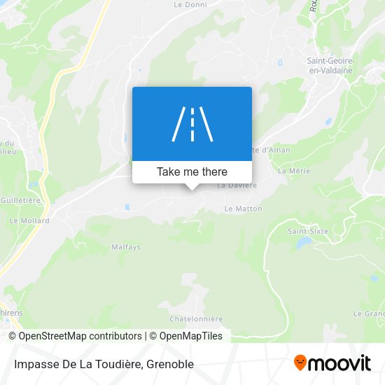 Impasse De La Toudière map