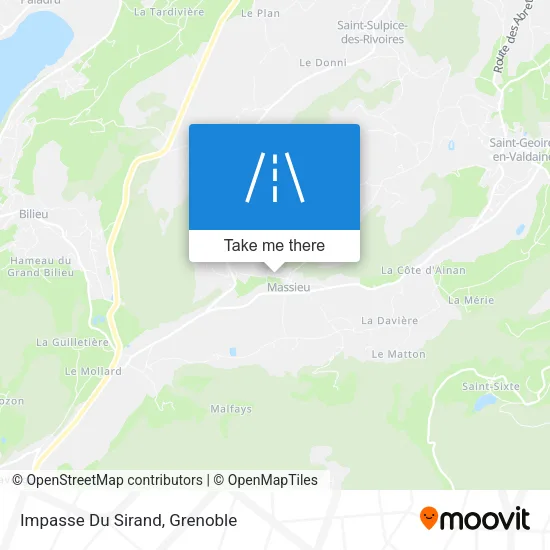 Impasse Du Sirand map