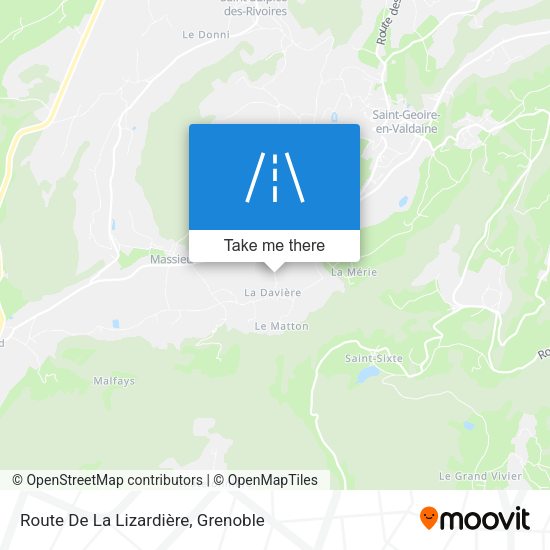 Route De La Lizardière map