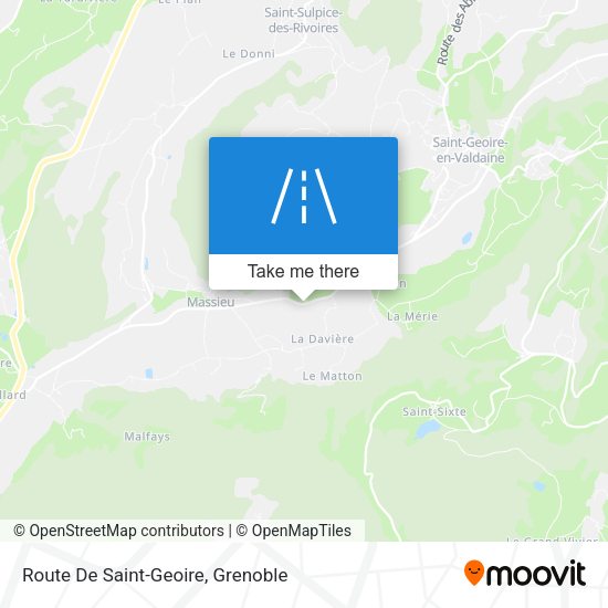 Route De Saint-Geoire map