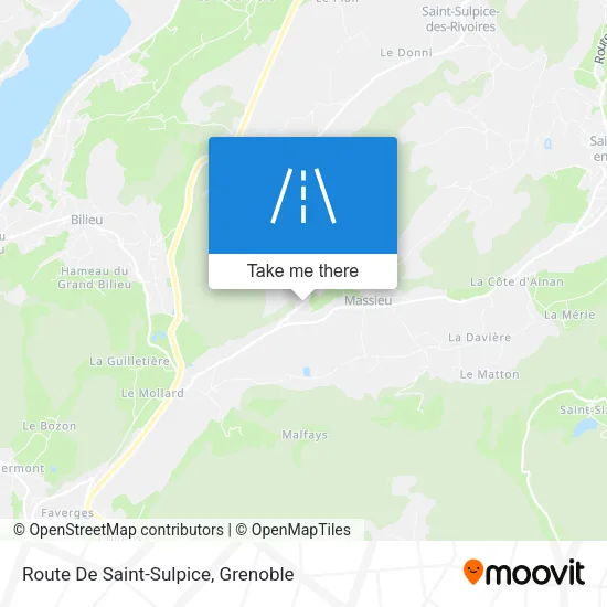 Route De Saint-Sulpice map
