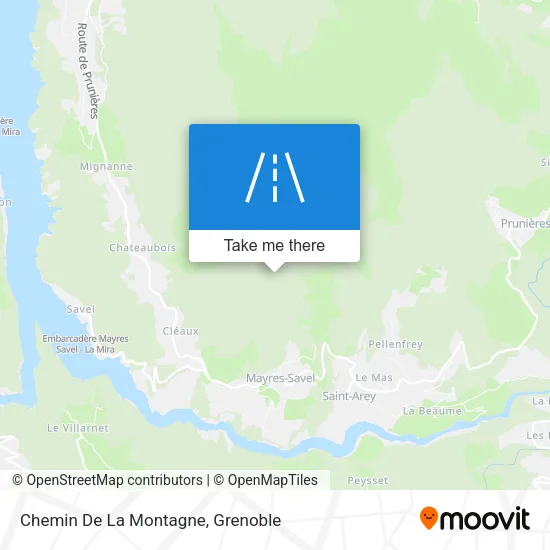 Chemin De La Montagne map