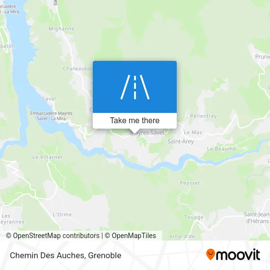 Chemin Des Auches map