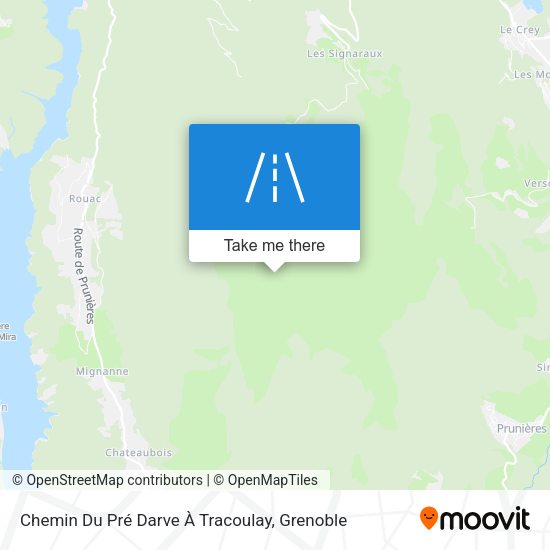 Chemin Du Pré Darve À Tracoulay map