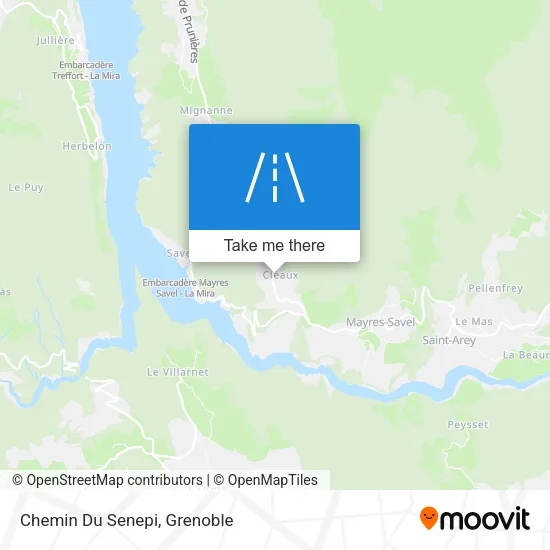 Chemin Du Senepi map