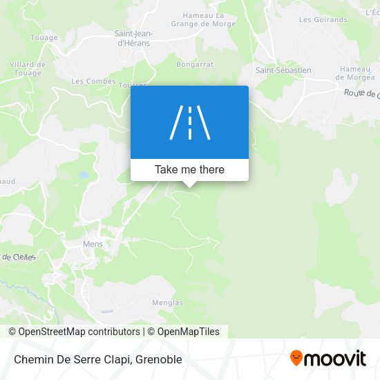 Chemin De Serre Clapi map