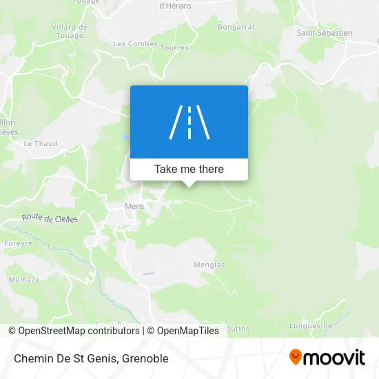 Chemin De St Genis map