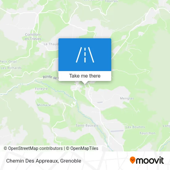 Chemin Des Appreaux map