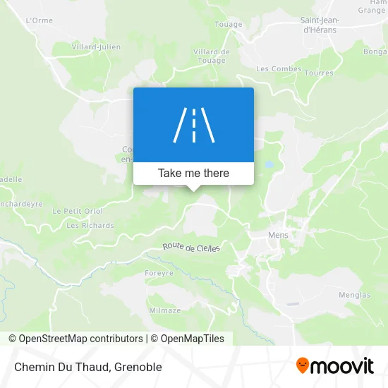 Chemin Du Thaud map